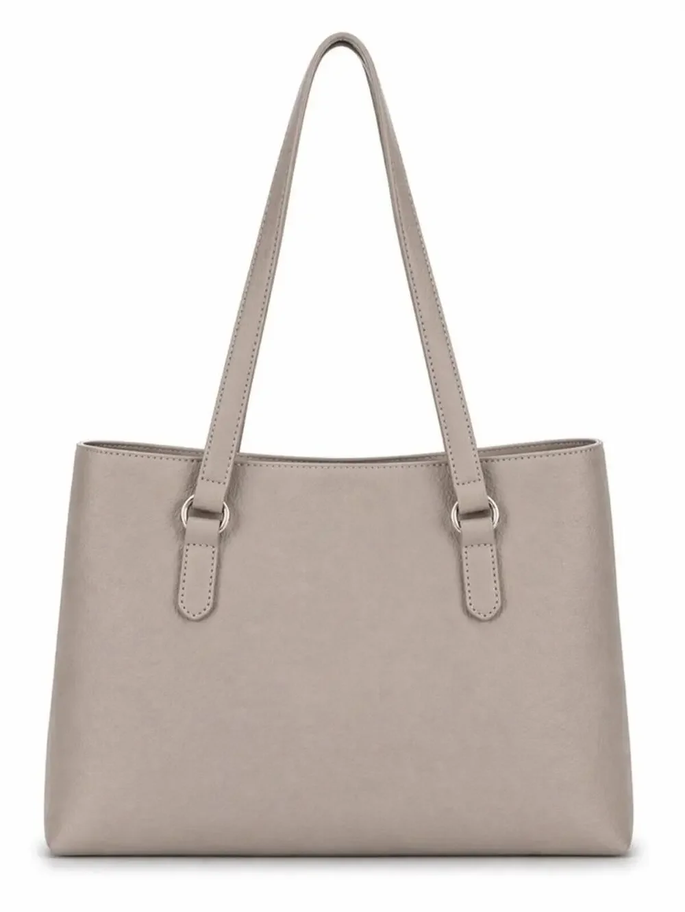 MultiSac Taupe Tri-Compartment Tote Shoulder Handbag NWOT